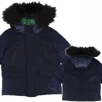 Chlapecká bunda Zimní Bunda Kapuce s kožíškem a zateplením Primigi 24M/92 cm
