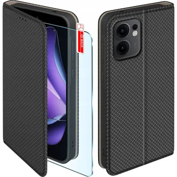 Pouzdro na mobilní telefon Flipové pouzdro KrainaGSM pro Oppo Reno13 F, černé