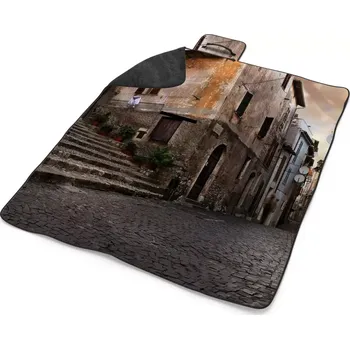 deka Sablio Plážová deka Starý dům 2: 200x140 cm