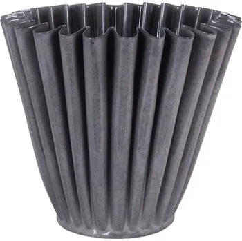 Květináč Kovový květináč Ronja - šedo-béžový - vel. L - Strömshaga AB - 1 ks