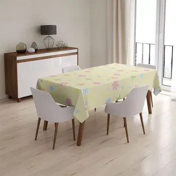 ubrus Sablio Ubrus Hvězdy, květy a puntíky - 90x90 cm