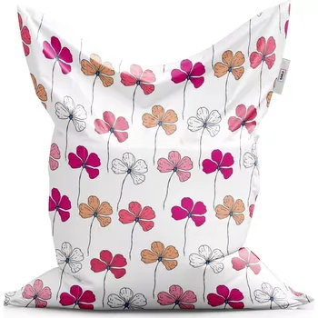 Sedací pytel Sablio Sedací vak Classic Růžové kvítí - 150x100 cm