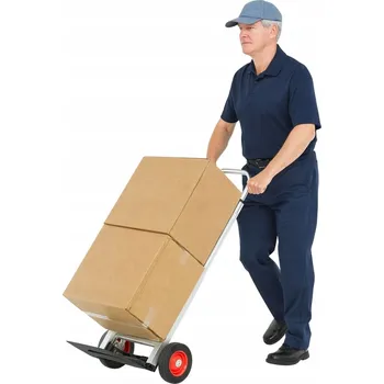 Plošinový vozík Skládací hliníkový transportní vozík do skladu, nosnost 90 kg