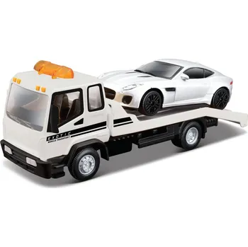 autíčko Bburago odtahovka s Jaguar F-Type R Dynamic 1:43