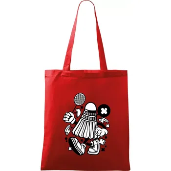 Badmintoňák - Taška bavlněná - 42 x 38 cm ( Červená )