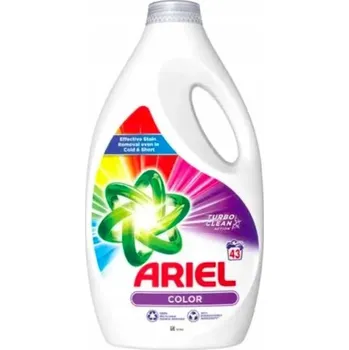 Prací gel Tekutý prací prostředek na barevné prádlo Ariel Color Clean 2,15 l 43 praní