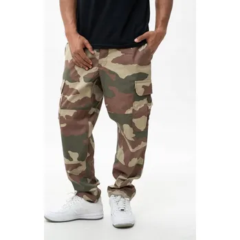 Pánské kalhoty Pánské KAPSÁČE JIGGA Rip-Stop Taktické Vojenské Maskáčový Zelené M