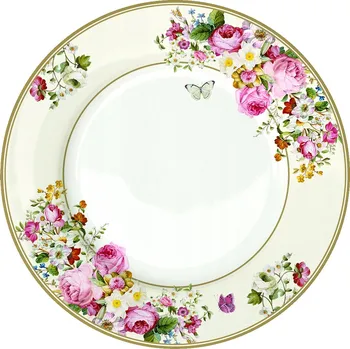 Talíř Mělký jídelní talíř Nuova R2S Blooming Opulence 26,5 cm