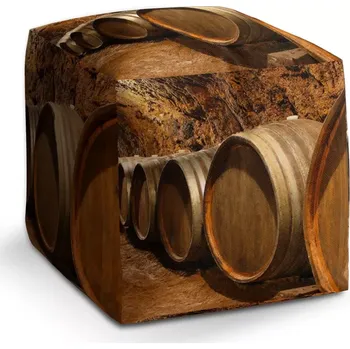 Taburet Sablio Taburet Cube Sudy: 40x40x40 cm