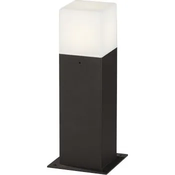 Venkovní osvětlení Kvadratický osvětlovací sloupek Trio E14 30 cm černý