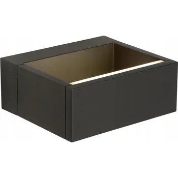 Venkovní osvětlení Venkovní nástěnné svítidlo LUCIDE černé, integrovaný LED zdroj 6 W