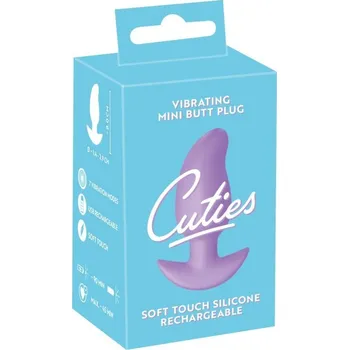 Anální kolík Cuties Vibrating Plug Purple,