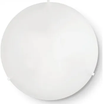 Kulatý Stropní Svítidlo Ideal Lux 40 x 40 cm bílá