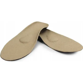 Vložka do bot Pánské ortopedické vložky béžové na bolest nohou, ploché nohy, příčná klenba 43