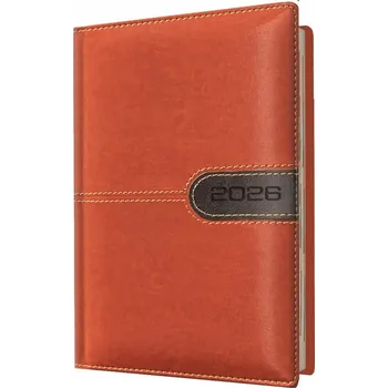 Diář Knižní diář pro podnikatele 2026 A6 Evena hnědý