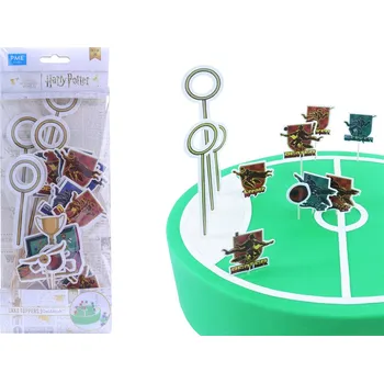 Party dekorace PME Harry Potter Zápichy na dort Famfrpál