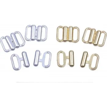 Zapínání na plavky kovové šíře 10mm, barva Stříbrná