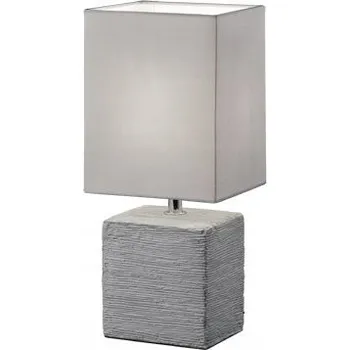 Lampička Stolní lampa Trio Ping šedá 40 W