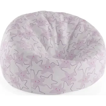 Sedací pytel Sablio Sedací vak Cocoon Veselé hvězdy - 115 x 75 x 45 cm