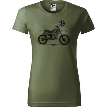 Pánské tričko ČZ 125 / 519, motocross - Dámské tričko Basic - Nejoblíbenějí - M