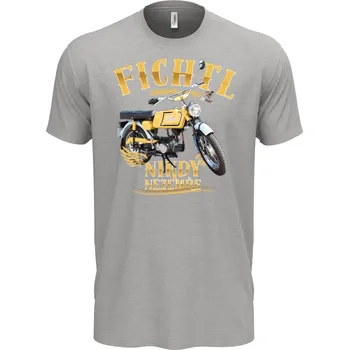 Chlapecké tričko Jawa Mustang. Fichtl nikdy nezemře - Super triko, moderní letní střih - 3XL