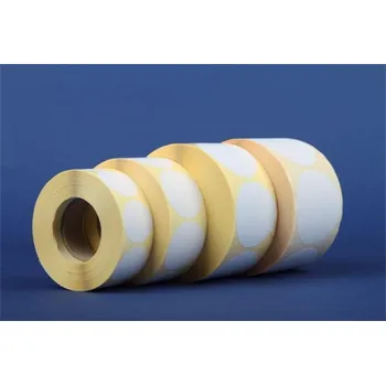 Samolepící etiketa Etikety, bílá, vellum, kruhové, průměr 30 mm, 1000 etiket/ role