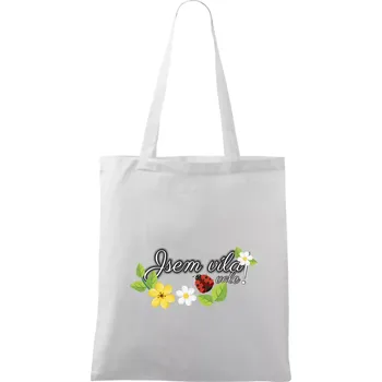 Jsem víla vole! - Taška bavlněná - 42 x 38 cm ( Bílá )