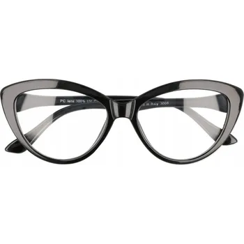 Sluneční brýle Černé čiré kočičí brýle "Sunny"