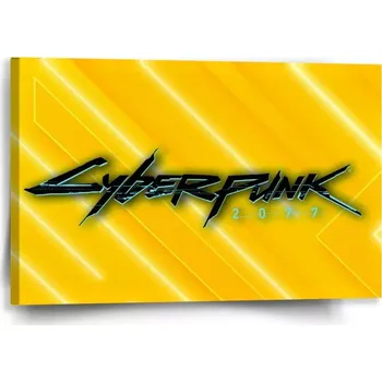 Obraz Sablio Obraz Cyberpunk 2077 Žlutý - 60x40 cm