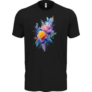 Křišťálové květy, V2 - Super triko, moderní letní střih - 4XL