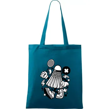 Badmintoňák - Taška bavlněná - 42 x 38 cm ( Petrolejová )