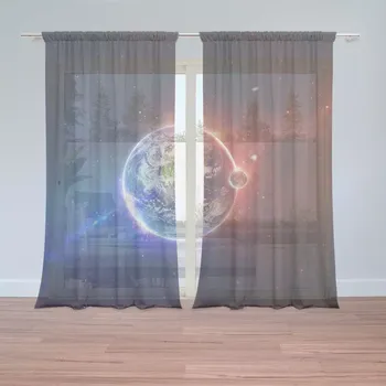Záclona Sablio Záclony Planeta Země: 2ks 150x250cm
