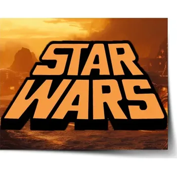 Plakát Sablio Plakát Star Wars Lávová planeta - 60x40 cm