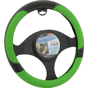 Potah na volant autoDS Potah volantu COLOR LINE zelený