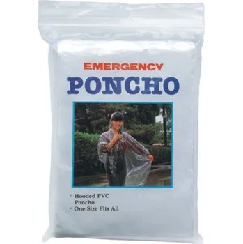 Pláštěnka Pončo MIX, barva Průhledná