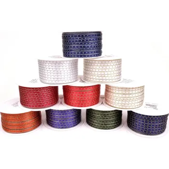 Stuha V 371 atlasová s rexorem šíře 5mm, barva Modrá temná