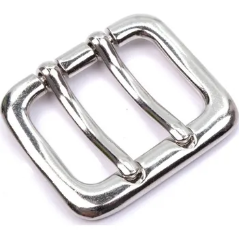 Galanterie Kalhotová přezka 2 trny šíře 40 mm, barva Nikl