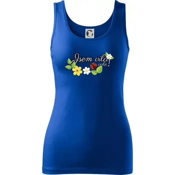 Dámské tričko Jsem víla vole! - Dámské tílko - XL ( Královská modrá )