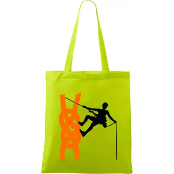 Lano horolezec - Taška bavlněná - 42 x 38 cm ( Limetková )