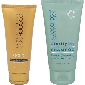 Kosmetická sada Brazilský keratin Gold malá sada základní COCOCHOCO