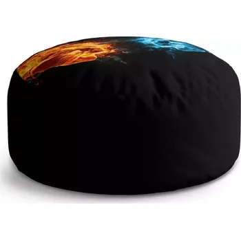 Taburet Sablio Taburet Circle Ohnivé pěsti: 38x48 cm