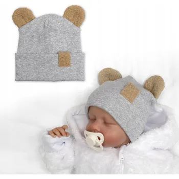 Čepice Baby Nellys čepice a čelenka pro miminko, velikost 80