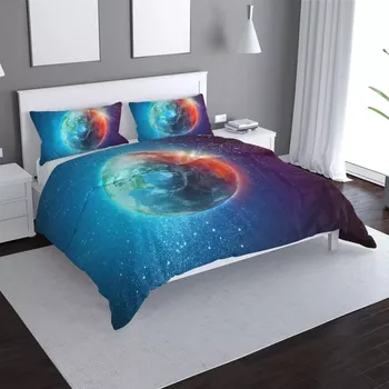 Povlečení Sablio Povlečení Země ve vesmíru - 140x220 / 90x70