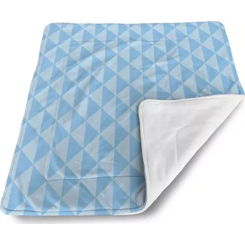 deka Sablio Deka pro miminko Modré obrácené pyramidy - 80x100 cm