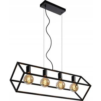 ZÁVĚSNÁ LAMPA LUCIDE FABIAN 00425/04/30 ČERNÁ