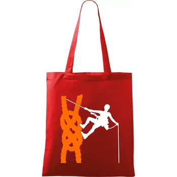 Lano horolezec - Taška bavlněná - 42 x 38 cm ( Červená )