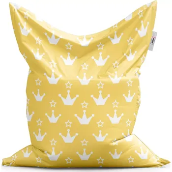 Sedací pytel Sablio Sedací vak Classic Princeznovské korunky - 150x100 cm
