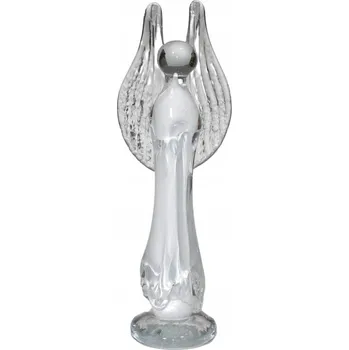 Obraz Figurka Anděl bezbarvý jako dárek dekorace ozdoba ke svaté přijímání andílek velký XL