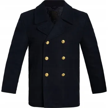 Pánský zimní kabát Mil-Tec pánský kabát modrý klasický do pasu US Navy Peacoat velikost S