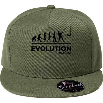 Evolution Rybaření - černé - Kšiltovka, čepice 5P RAP - nastavitelná